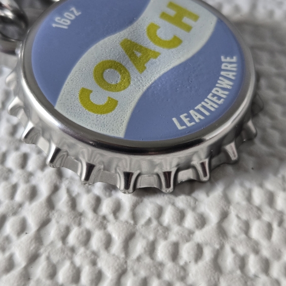 Coach Leatherware Bottlecap Keyfob - Picture 4 of 5